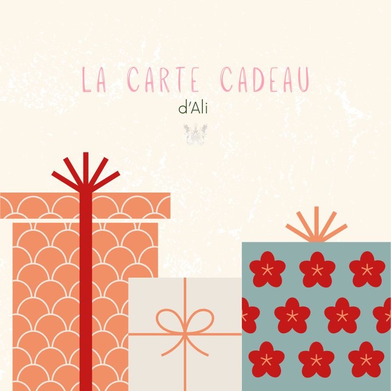 Les cartes-cadeaux - Les lumières d'Ali